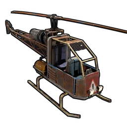Attack Helicopter Rust Item