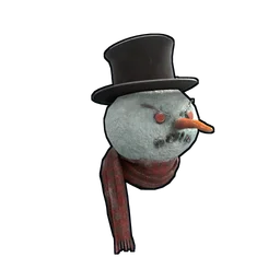 Snowman Helmet Rust Item