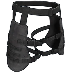 Ballistic leg armour Rust Item