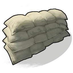 Sandbag Barricade Rust Item