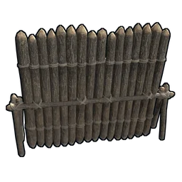 Wooden Barricade Cover Rust Item