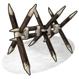 Wooden Barricade Rust Item
