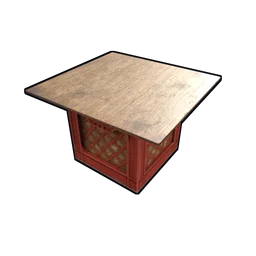 Beach Table Rust Item