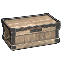Large Wood Box Rust Item