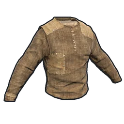 Burlap Shirt Rust Item
