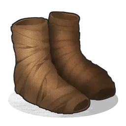 Burlap Shoes Rust Item