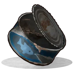 Empty Tuna Can Rust Item