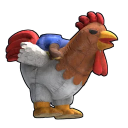 Chicken Costume Rust Item