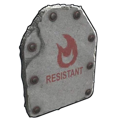 Asbestos Armor Insert Rust Item