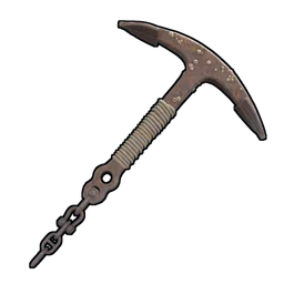 Abyss Metal Pickaxe Rust Item