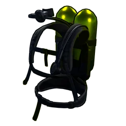 Double Diving Tank Rust Item