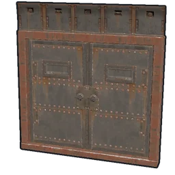 Armored Double Door Rust Item