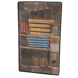 Дверь из листового металла Rust Item