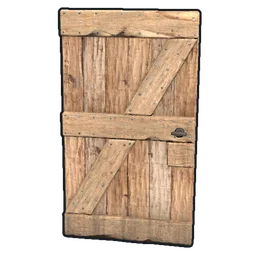 Wooden Door Rust Item