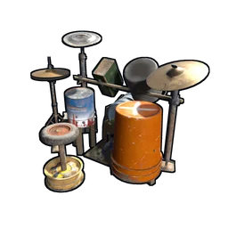 Junkyard Drum Kit Rust Item