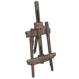 Portable Easel Rust Item