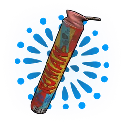 Blue Roman Candle Rust Item