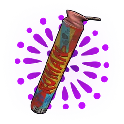 Фиолетовая римская свеча Rust Item