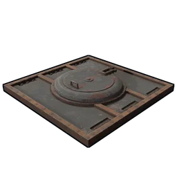 Armored Ladder Hatch Rust Item