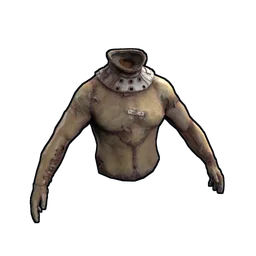 Medium Frankenstein Torso Rust Item