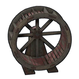 Water Wheel Rust Item