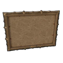 Ornate Frame large Rust Item