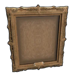 Ornate Frame Small Rust Item