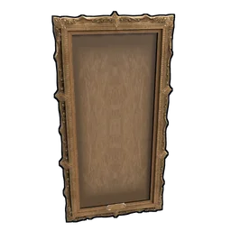 Ornate Frame Standing Rust Item
