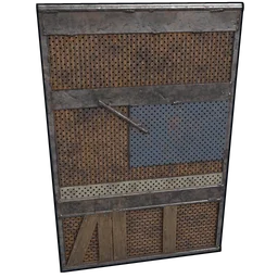 Tall Weapon Rack Rust Item