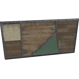 Wide Weapon Rack Rust Item