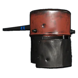 Heavy Plate Helmet Rust Item