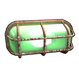 Green Industrial Wall Light Rust Item