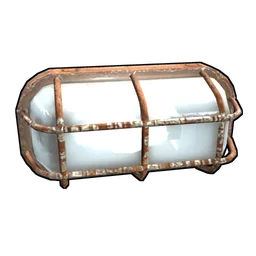 Industrial Wall Light Rust Item