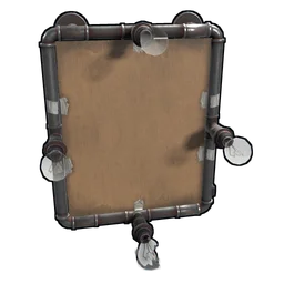 Light-Up Frame Small Rust Item