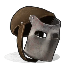 Metal Facemask Rust Item