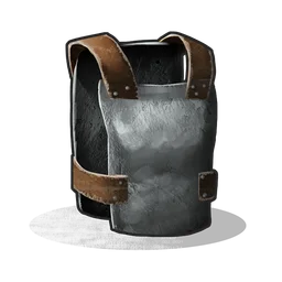 Metal Chest Plate Rust Item