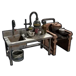 Стол для смешивания Rust Item