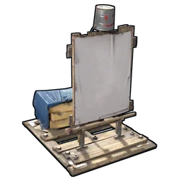 Paintable Reactive Target Rust Item