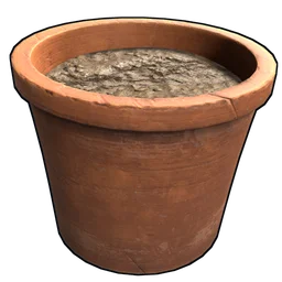 Single Plant Pot Rust Item