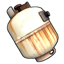 Empty Propane Tank Rust Item