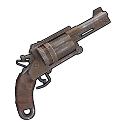 High Caliber Revolver Rust Item