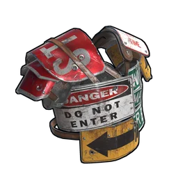 Road Sign Jacket Rust Item