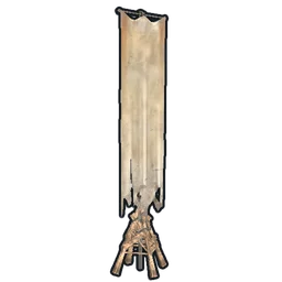 Large Banner on pole Rust Item