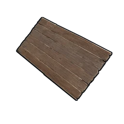 Medium Wooden Sign Rust Item