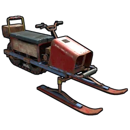 Snowmobile Rust Item