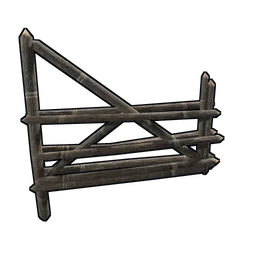 Animal Fence Gate Rust Item