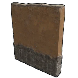 High External Adobe Wall Rust Item
