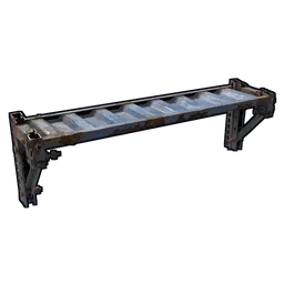 Industrial Wall Shelves Rust Item