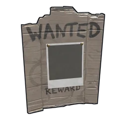 Wanted Poster Rust Item