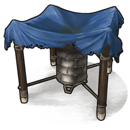 Large Water Catcher Rust Item